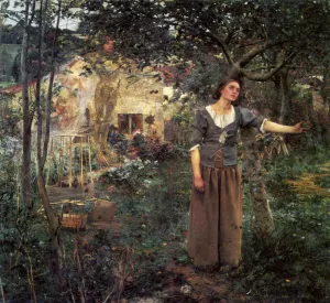 Joan of Arc Oil painting by Jules Bastien-Lepage