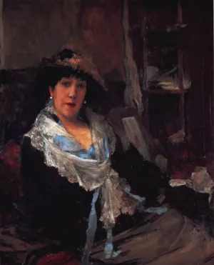 Lady painting by Jules Bastien-Lepage