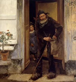 Le Mendiant by Jules Bastien-Lepage - Oil Painting Reproduction