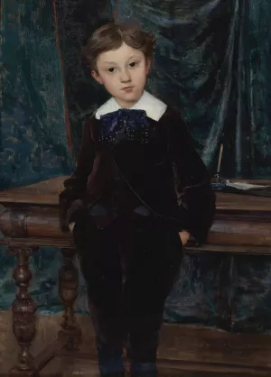 Le Petit Lord by Jules Bastien-Lepage Oil Painting