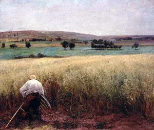 Les Bles Murs by Jules Bastien-Lepage Oil Painting