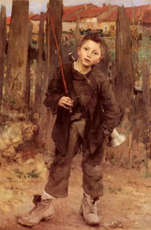 Pas Meche by Jules Bastien-Lepage Oil Painting