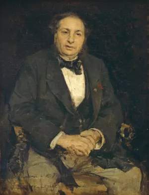 Simon Hayem by Jules Bastien-Lepage Oil Painting
