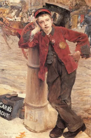 The London Bootblack by Jules Bastien-Lepage Oil Painting