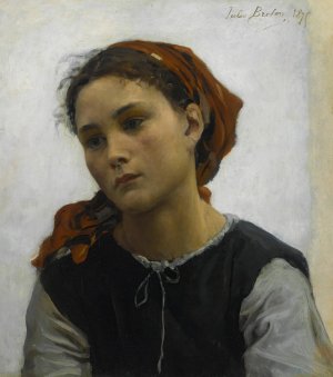 Innocente by Jules Breton Oil Painting