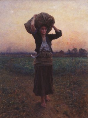 Shepherd's Star by Jules Breton Oil Painting