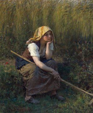 Summer by Jules Breton Oil Painting