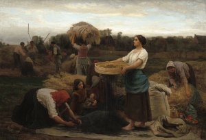 The Colza by Jules Breton Oil Painting