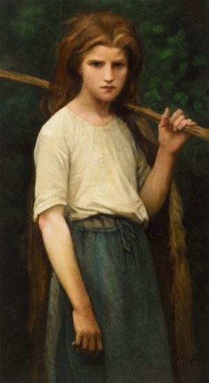 The Shepherdess by Jules Breton Oil Painting