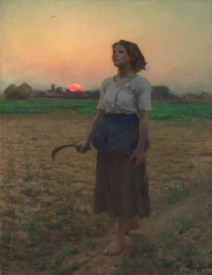 The Song of the Lark Oil painting by Jules Breton