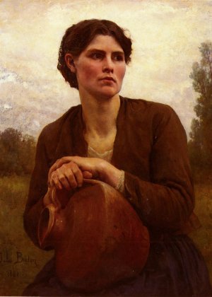 The Water Carrier by Jules Breton Oil Painting