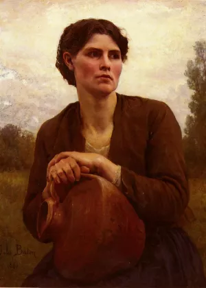The Water Carrier by Jules Breton Oil Painting