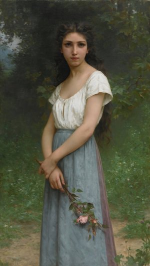 The rose by Jules-Cyrille Cave Oil Painting