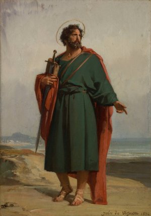 Saint Paul by Jules De Vignon Oil Painting