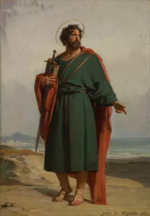 Saint Paul by Jules De Vignon Oil Painting
