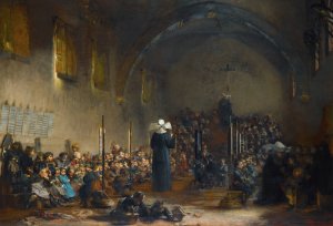 Salle D'asile De La Charite by Jules Degrave Oil Painting