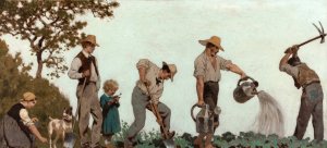 L'horticulture by Jules Didier Oil Painting
