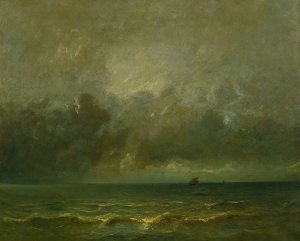 Calm Before The Storm by Jules Dupre Oil Painting