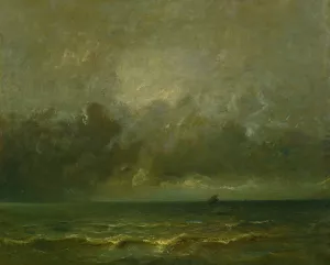 Calm Before The Storm by Jules Dupre Oil Painting