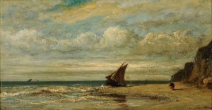 Marine by Jules Dupre Oil Painting