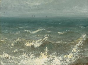 Pleine Mer Oil painting by Jules Dupre