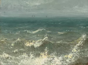 Pleine Mer by Jules Dupre Oil Painting