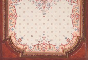 Design for a ceiling Oil painting by Jules-Edmond-Charles Lachaise
