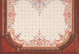 Design for a ceiling Oil painting by Jules-Edmond-Charles Lachaise