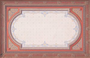 Design for a ceiling by Jules-Edmond-Charles Lachaise Oil Painting