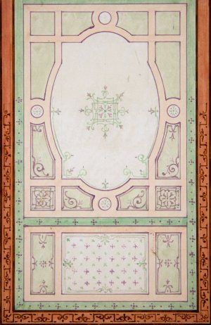 Design for a ceiling by Jules-Edmond-Charles Lachaise Oil Painting