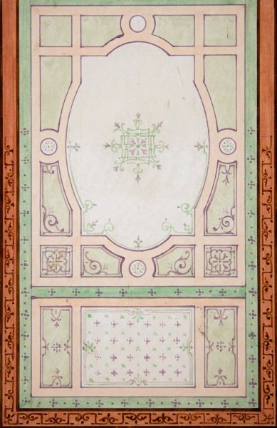 Design for a ceiling  by Jules-Edmond-Charles Lachaise - Hand-Painted Oil Painting Reproduction