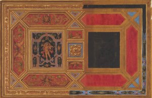 Design for a ceiling painted with grotesque motifs by Jules-Edmond-Charles Lachaise Oil Painting
