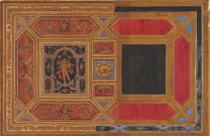 Design for a ceiling painted with grotesque motifs by Jules-Edmond-Charles Lachaise Oil Painting