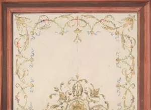 Design for a ceiling by Jules-Edmond-Charles Lachaise Oil Painting