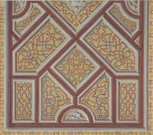 Design for Ceiling Decoration in the Hotel de Pless, Berlin Oil painting by Jules-Edmond-Charles Lachaise