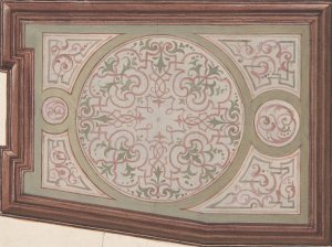 Design for Ceiling, Hotel Hope by Jules-Edmond-Charles Lachaise Oil Painting
