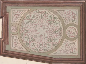 Design for Ceiling, Hotel Hope Oil painting by Jules-Edmond-Charles Lachaise