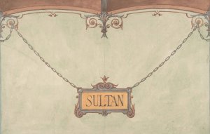Design for Decorated 'Sultan'Plaque for Stable Wall, Hotel Candamo by Jules-Edmond-Charles Lachaise Oil Painting