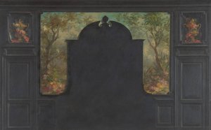 Design for the decoration of the dining room, 20 rue Matignon by Jules-Edmond-Charles Lachaise Oil Painting
