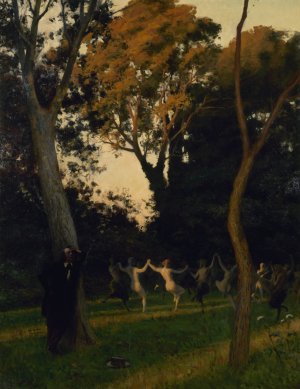 Victor Hugo concevant Les Rayons et les Ombres by Jules-Georges Bondoux Oil Painting