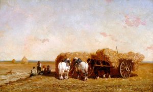 La meule Oil painting by Jules-Jacques Veyrassat