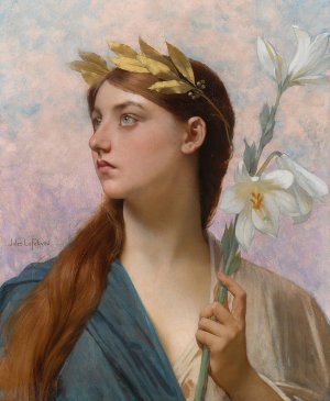 An Allegory Of Victory by Jules Joseph Lefebvre Oil Painting