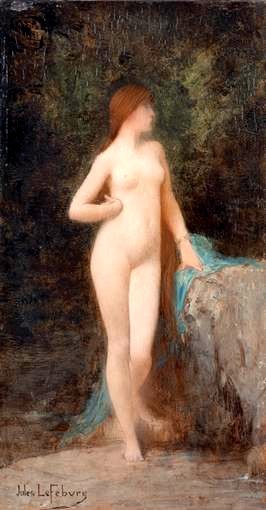 Main Product Photo of Chloe Study Painting by Jules Joseph Lefebvre