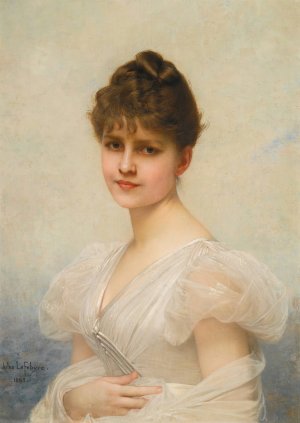 Edith Warren Miller by Jules Joseph Lefebvre Oil Painting