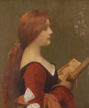 Jeanne la Rousse by Jules Joseph Lefebvre Oil Painting