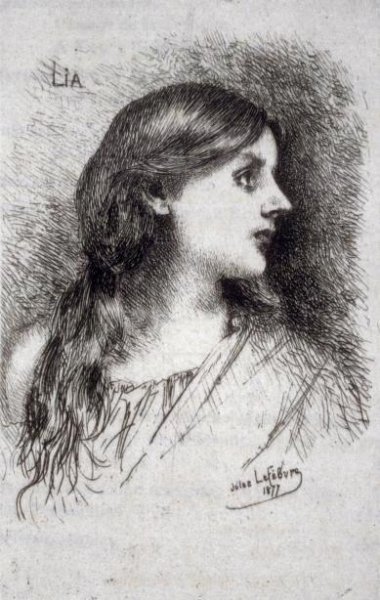 Main Product Photo of Lia Painting by Jules Joseph Lefebvre