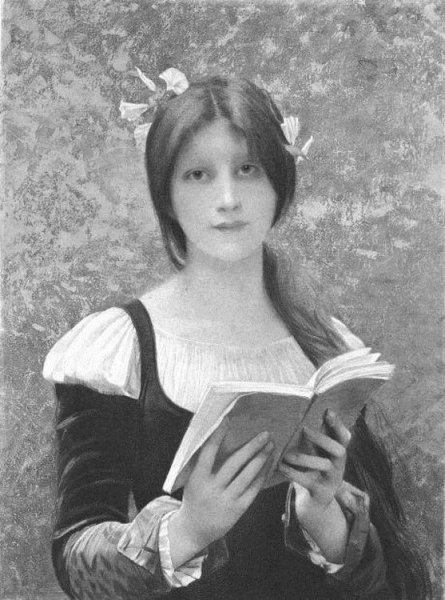 Main Product Photo of Liseuse Painting by Jules Joseph Lefebvre