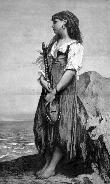 Main Product Photo of Mignon Painting by Jules Joseph Lefebvre