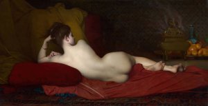 Odalisque by Jules Joseph Lefebvre Oil Painting