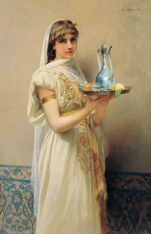 Servant by Jules Joseph Lefebvre Oil Painting
